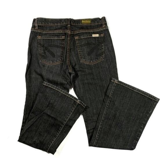 David Kahn Nikki 30" inseam Black Wash Bootcut Jeans Size 28 - Picture 4 of 6